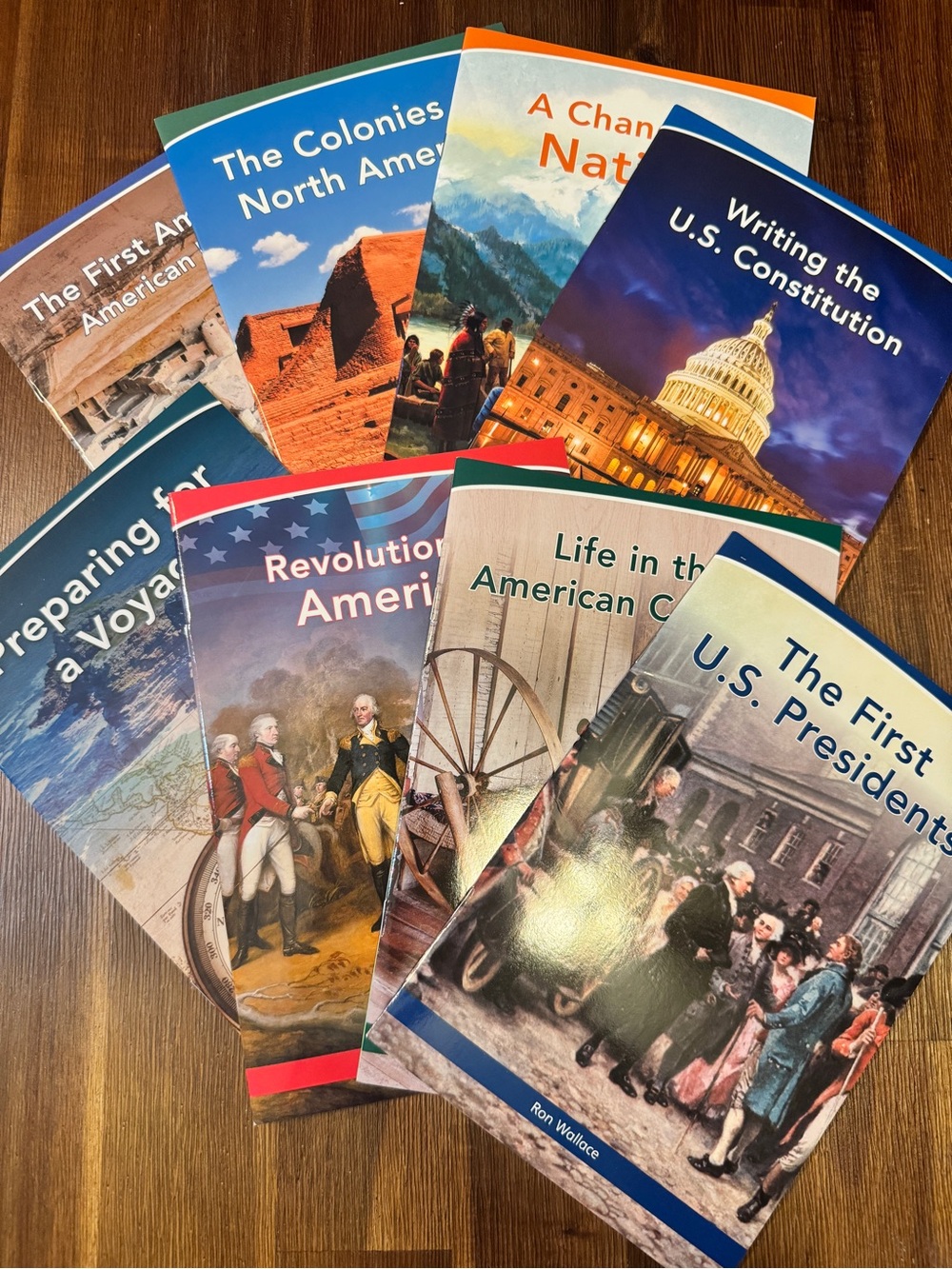 Set of 8 American History Student Reader Books NEW Social Studies